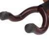 2pcs Guitar Wall Hanger Elegant Black Walnut Guitar Wall Mount