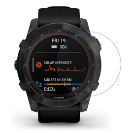 LOKEKE Compatible with Garmin Epix Pro 51mm Tempered Glass Screen Protector, Premium Tempered Glass Screen Film Protector Compatible with Garmin Epix Pro 51mm / Fenix 7X, Made From Real Glass