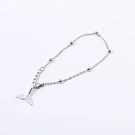 [LIBERTY-M] SUGA Bracelet with Suga Motif Whale Tail 7.9 - 8.7 inches (20 - 22 cm), Accessory