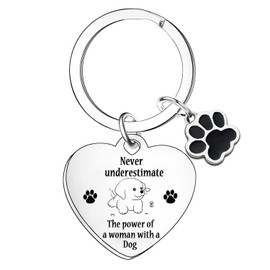 Nimteve Dog Keyring For Women Funny Dog Lover Keyring Christmas Birthday Gifts For Doggy Mum