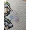 Pastel Flowers Mini Magnetic Acrylic Needle Minder Set