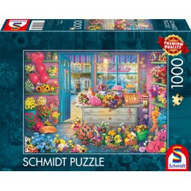 Schmidt Spiele 59764 Colourful Flower Shop 1000 Piece Puzzle