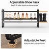 SNTD Shoe Rack - Expandable Shoe Organizer for Closet, Adjustable