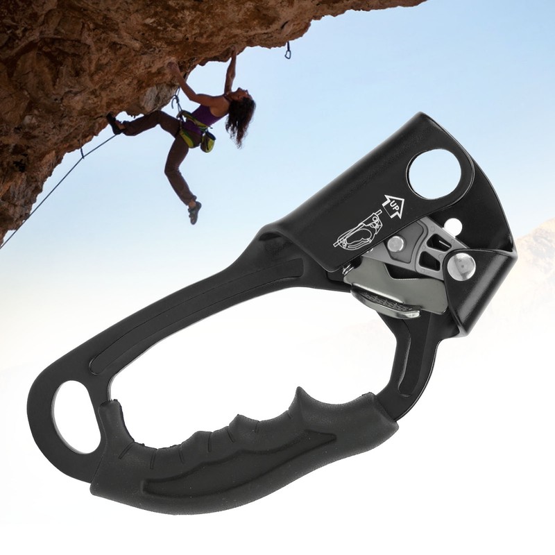 Climbing Hand Ascender Aviation Light Alloy Mountaineering Rock Rappelling Gear