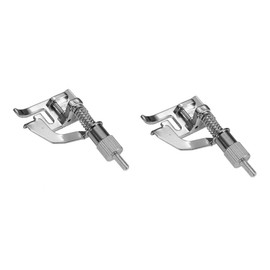 Operitacx 2pcs Foot Presser Even Feed Foot Hem Presser Foot Rolled Foot Accessory Presser Foot Blue Glasses Case Pumpkin Hats for Kids Teapot Earring Low Walking Foot Stitch Sewing Machine
