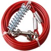 20FT/ 6M Weather Resistant Strong Secure Pet Dog Tie-Out Cable