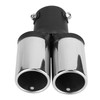 Stainless Steel Universal Car Modified Double Exhaust Pipe Rear Muffler