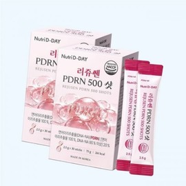 Nutri D-Day Rejucen PDRN 500 shots / 뉴트리디데이 리쥬쎈 PDRN 500샷 x 2박스 총60포 뉴)리쥬센PDRN 500 mg 2.5g 30포 5188948
