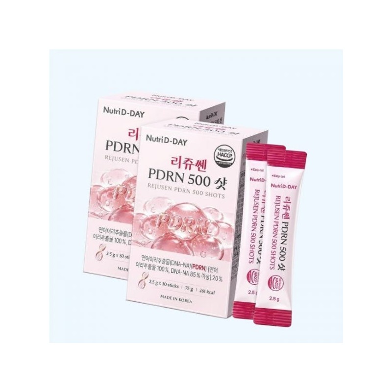 Nutri D-Day Rejucen PDRN 500 shots / 뉴트리디데이 리쥬쎈 PDRN