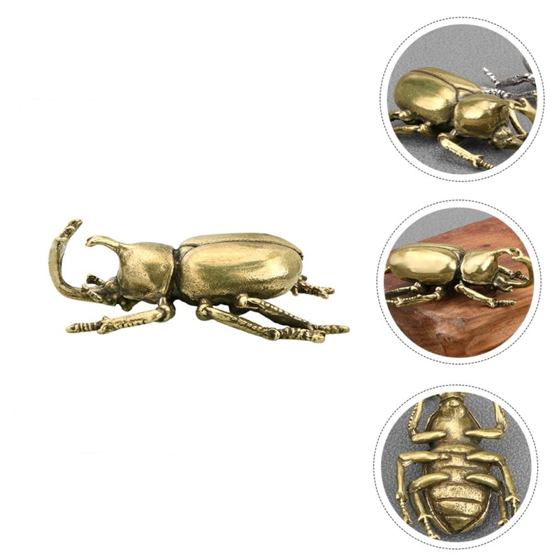 BIUDECO Craft Beetle Artistic Desktop Decor Safe Tasteless Material for