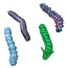AKORD Plastic Twisty Worm Educational Party Favours Tricks Pack of