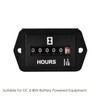Jayron JR-HM002 DC 6-80V Snap in Mechanical Hour Meter for