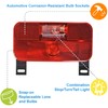 Lumitronics Red Surface Mount Stop/Turn/Tail, License Bracket/Light for RV, Trailer,