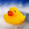 24 x Bath Duck 5 cm, Classic Squeaky Duck for