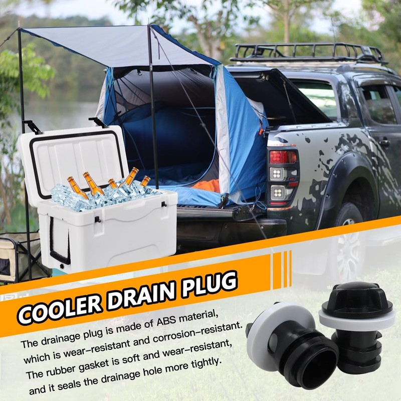 New KOGUNXU 2X Cooler Drain Plug OE #23010000000; for YETI