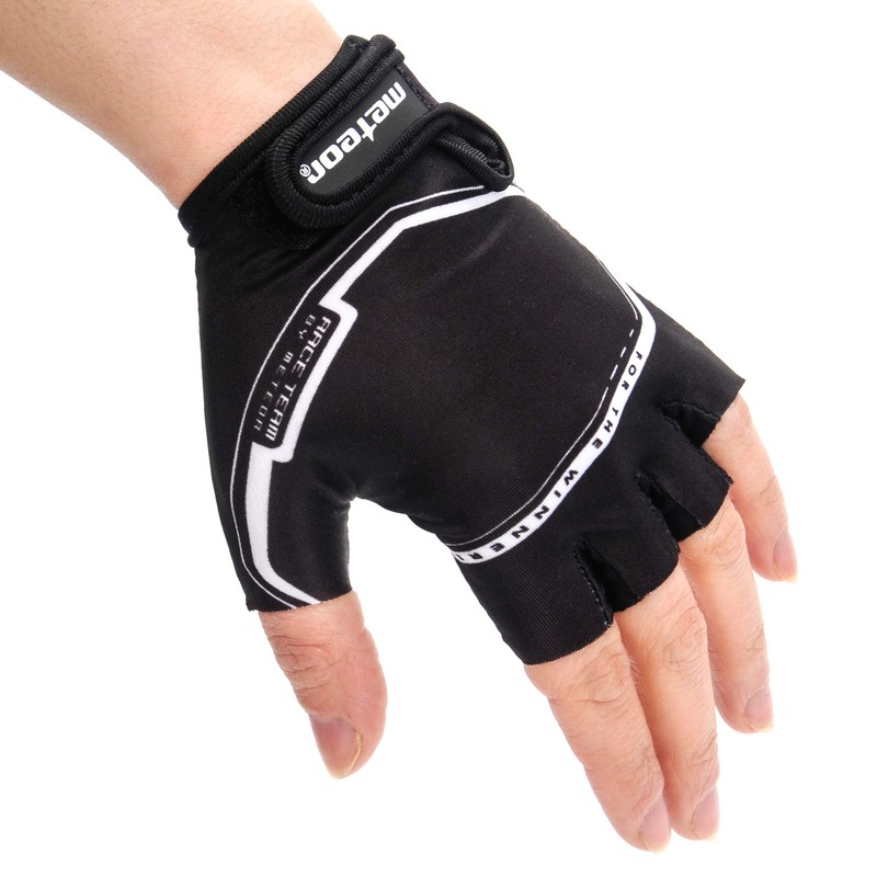Kid Cycling Gloves With Short Half Fingers Fastened Children Kid