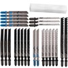 25PCS Jigsaw Blades Set with Case, Assorted Blades for Wood