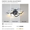 Bedroom Ceiling Fan with Lights, Low Profile Ceiling Fan Light