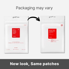 COSRX Parche de espinillas para acné (96 unidades) Tratamiento de manchas hidrocoloides absorbente de curación rápida, cubierta de manchas, 3 tamaños