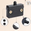 2Pcs Black Cabinet Lamp Switch, 12V 24V 110V Automatic Door