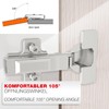 SOTECH Smooth Soft Close Pot Hinges 105° Corner Stop T45
