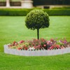 10 Pcs Garden Edging Border for Landscaping: Plastic Interlocking Decorative