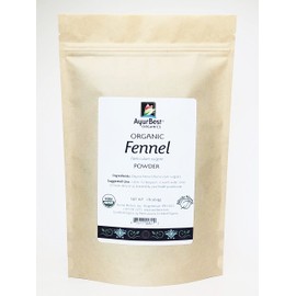AyurBest Organics Fennel Powder, 100% USDA Organic, Kosher, Ayurvedic Herbs & Spices (1 lb)