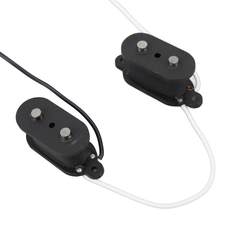 4 String Pickup Set Vintage 2 Outputs 6.9k Magnetic Single
