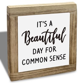 Funny Office Sign, Farmhouse Style Wood Box Decor Sign, Gag Cubicle Decoration, Gag Country Decor Plaque, Inspirational Home Decoration Plaque, Funny Farmhouse Home Office Decoration Signs