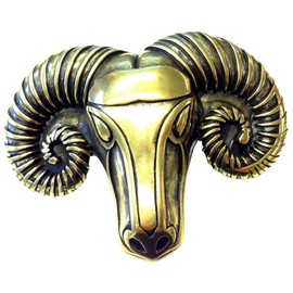 BELTINGER Belt Buckle RAM 4.0 cm | Buckle Interchangeable Buckle Belt Buckle 40 mm Solid | Interchangeable Belt up to 4 cm, gold