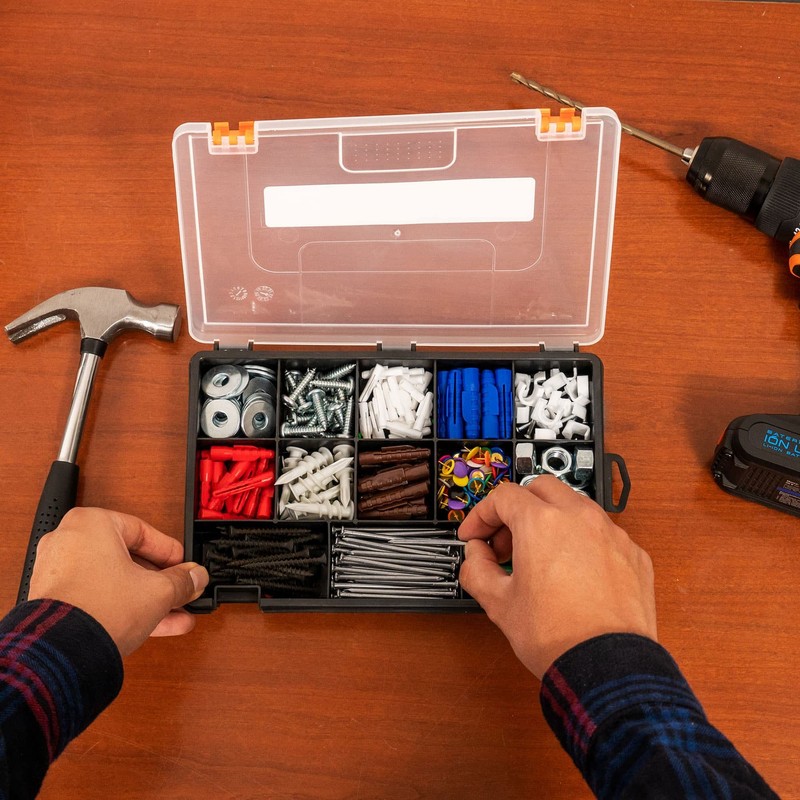 Truper ORG-13, Organizador con 13 compartimentos, 10"