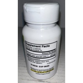 NatureCity Nature City True Aloe Made With Organic Aloe Vera - 120 Caps Exp 9/20