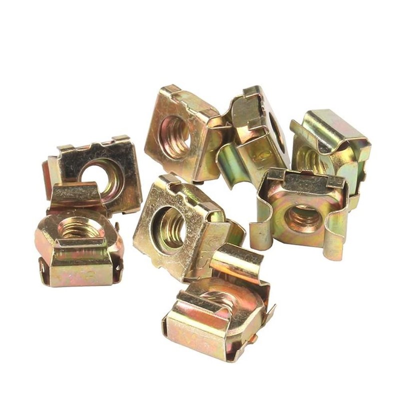 CONPHERON M8 Cage Nuts for Network Cabinets, Carbon Steel Mortise