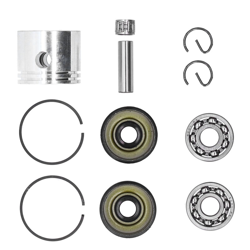 41.1mm Piston Kit Crank Bearing Fit for Poulan 220 221