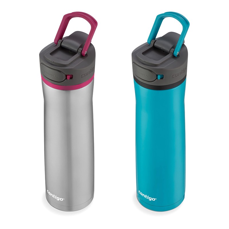 Contigo Cortland Chill 2.0 Vacuum-Insulated Stainless Steel Water Bottle Spill-Proof