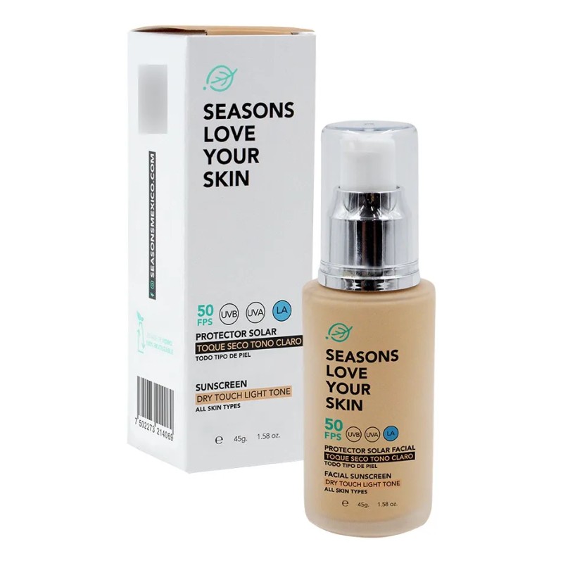 Protector Solar Facial Color Tono Claro Fps50