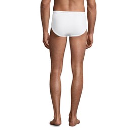 Lands' End Men's Knit Briefs 3 Pack White Regular Large