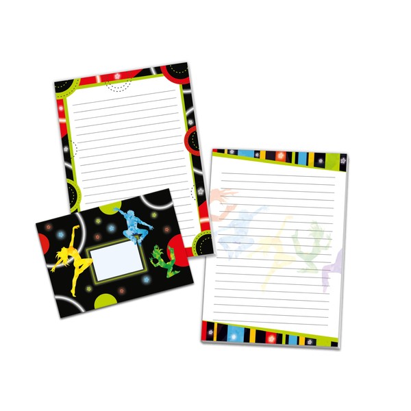 Writing Paper Set with 2 Writing Pads and 25 Envelopes