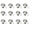Gendewiner 12 Pack Cabinet Door Knobs Stainless Steel 27mm Diameter