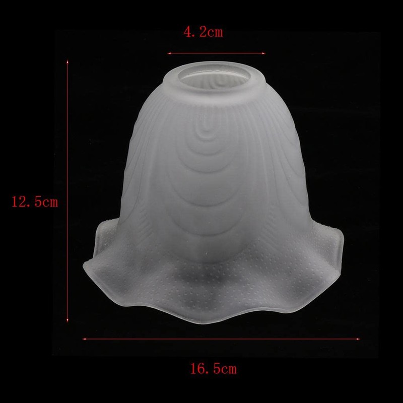 SM SunniMix Frosted Floral Replacement Chandelier Fan Shades #1