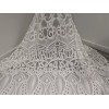 Wowfabric4less123 White 4way stretch sequin Lace fabric 50” Width Sold
