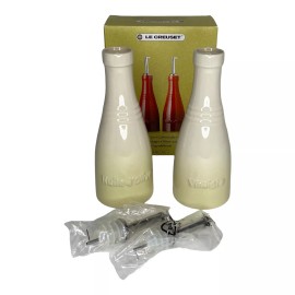 Le Creuset Stoneware Oil and Vinegar Set - Dune