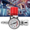 Pressure Regulator Switch Control Valve Gauge with Male-Female Connector for