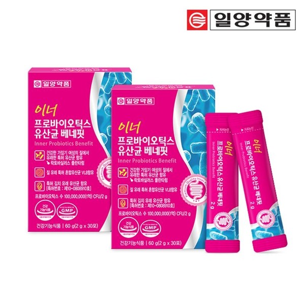 Ilyang Pharmaceutical Inner Probiotics Lactobacillus Benefit 2 months supply, single