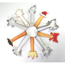 I K E A Vinterkul Dishwasher Safe Cookie Cutters XL Cookie Cutters Set of 5 Stainless Steel 16 cm Long