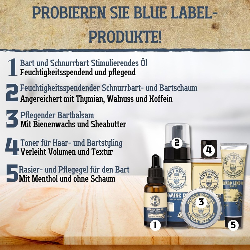 Beard and Moustache Moisture Foam 150ml
