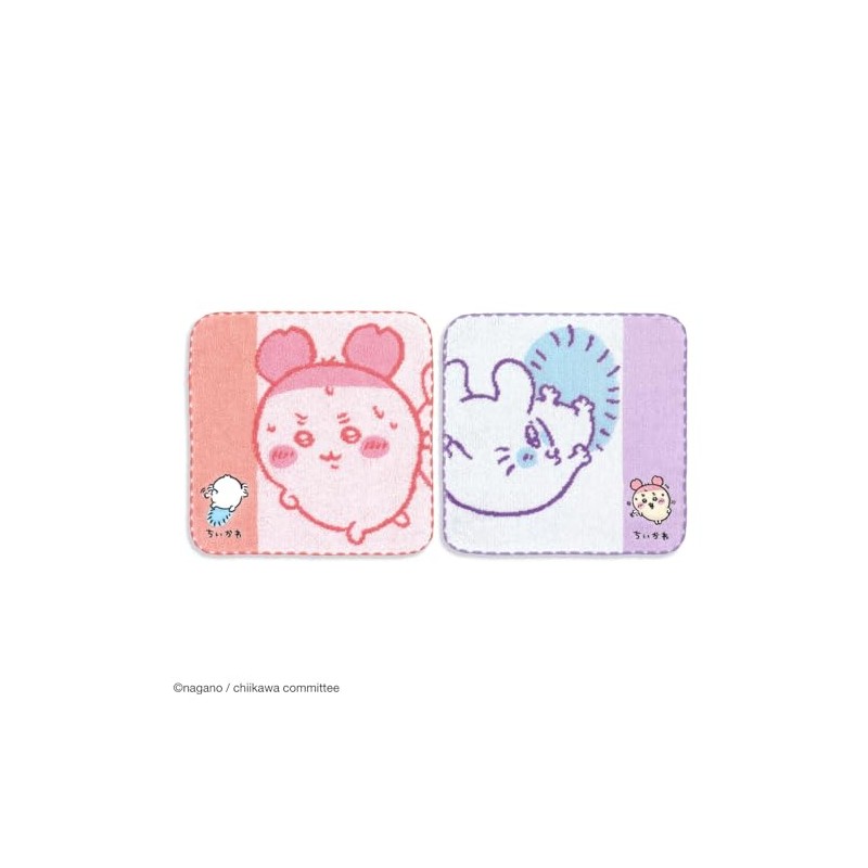 Chiikawa Carrying Towel Handkerchief, Pink, Old Book Shop, Crab 41-1380080,