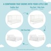 Dream On Me Arlo 5-in-1 Convertible Crib in White, JPMA
