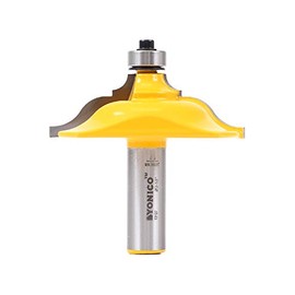 Yonico Table Edge and Handrail Router Bits 2-1/2-Inch Diameter Classical Ogee 1/2-Inch Shank 13127