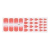 ZINIPIN FA00169 Foot Nail Sticker, Tropical Red